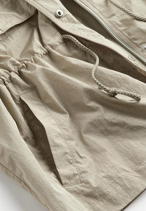 H&M - Nylon parka - Light khaki green