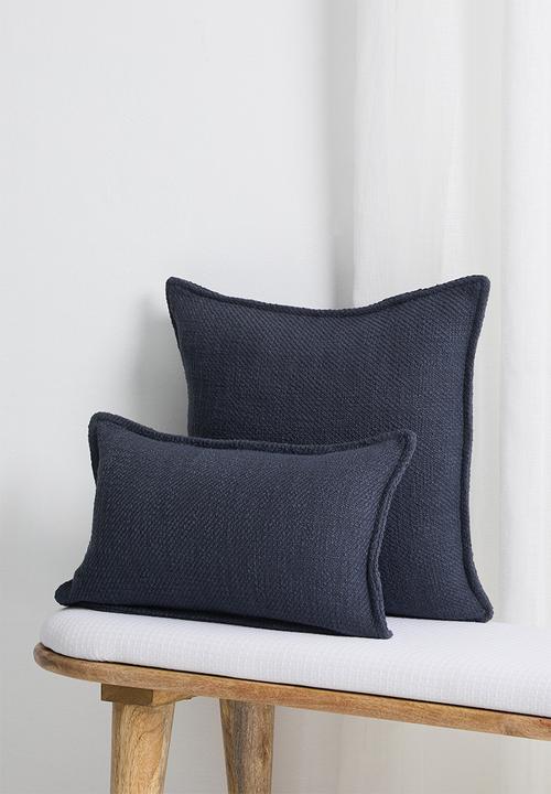 Sixth Floor - Conakry Washed Cushion Cover - Charcoal