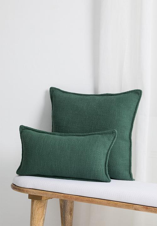 Sixth Floor - Conakry Washed Cushion Cover - Green