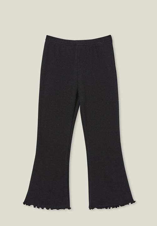 Cotton On - Francine flare pant - black