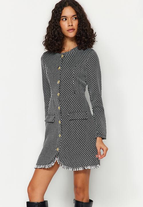 Trendyol - Woven Jacket Dress - Black