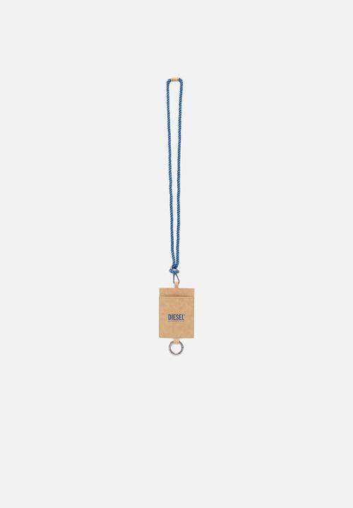 Diesel  - Jackson Card Holder On Strap wallet - beige