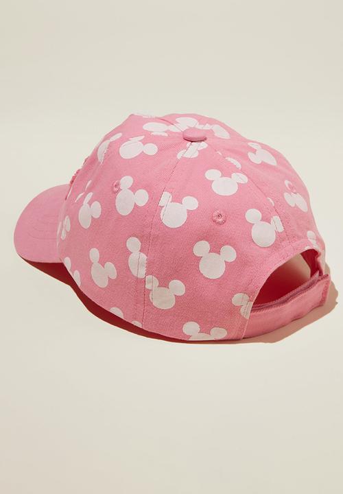 Cotton On - Licensed dad cap - lcn dis minnie/cali pink