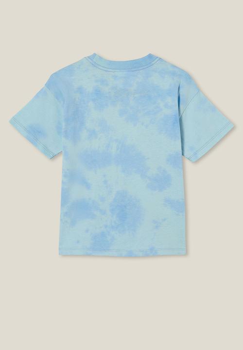 Cotton On - License drop shoulder short sleeve tee - lcn has my little pony/dusk blue tie dye