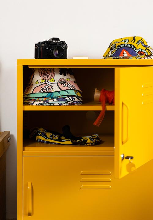 Popstrukt - Sugar Cube  Stack Cabinet - Honey