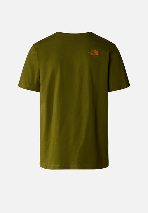 The North Face - M short sleeve rust 2 tee - forest olive (pib)