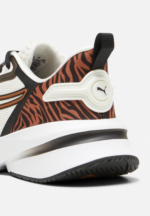 PUMA - PWRFrame TR 3 Wn's Animal Remix - Warm White-PUMA Black-Teak
