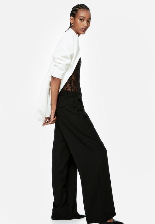 H&M - Wide trousers - black