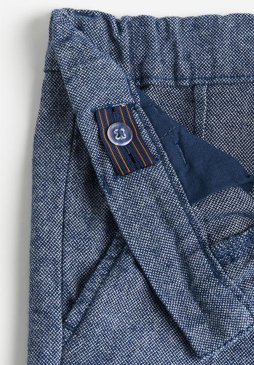 H&M - Cotton chinos - blue