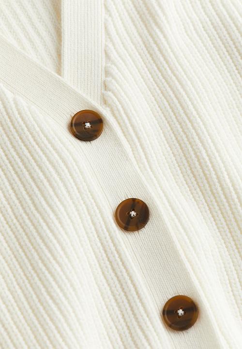 H&M - Knitted cardigan - white