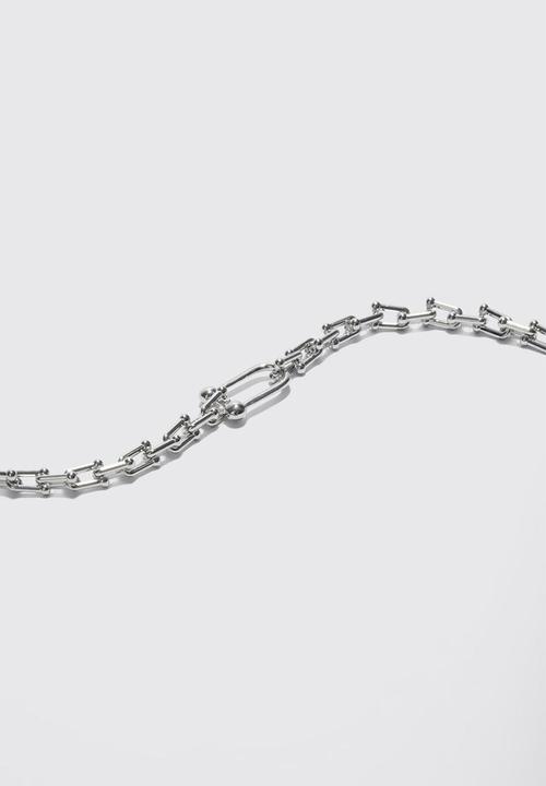 boohooMAN - Multi layer pendant necklace - silver