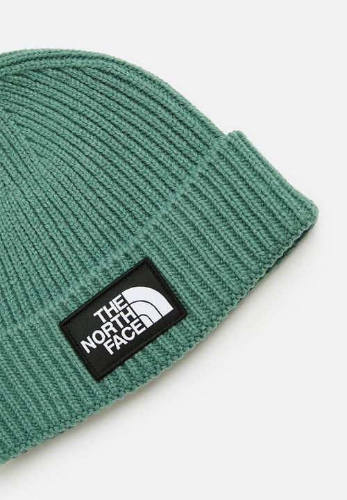 The North Face - Logo box cuffed beanie - green