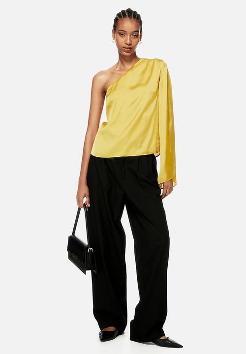 H&M - One-shoulder blouse - yellow