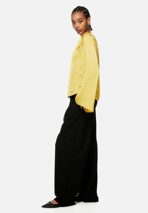 H&M - One-shoulder blouse - yellow