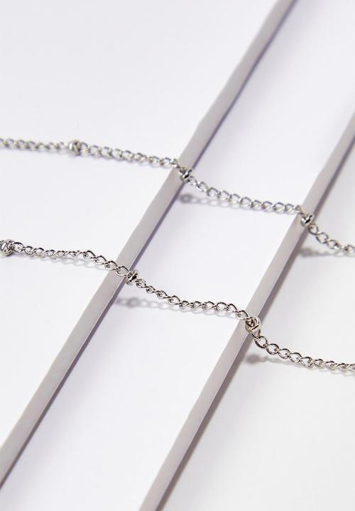 boohooMAN - Fidget necklace - silver