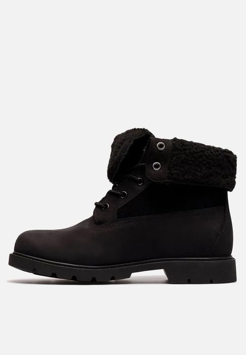 Timberland - Linden woods teddy fleece - black nubuck