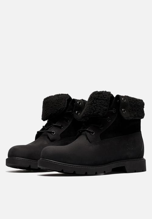 Timberland - Linden woods teddy fleece - black nubuck