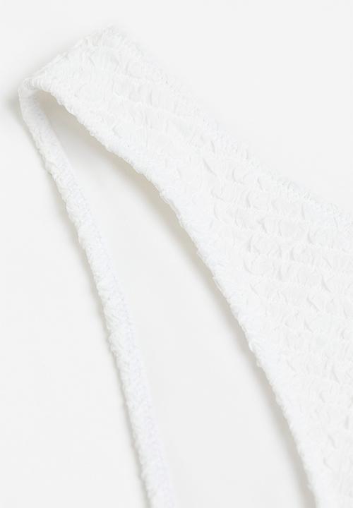 H&M - High-leg bikini bottoms - white