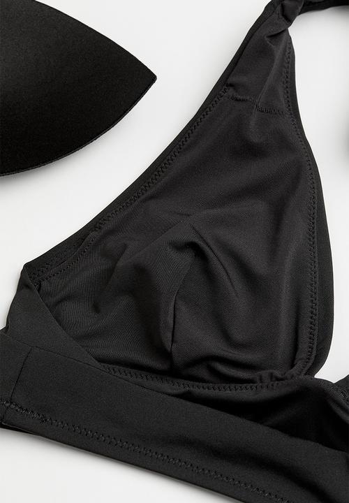 H&M - Padded bikini top - black