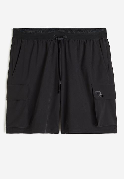 H&M - Drymove™ sports cargo shorts - black