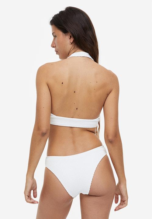 H&M - Padded bikini top - white