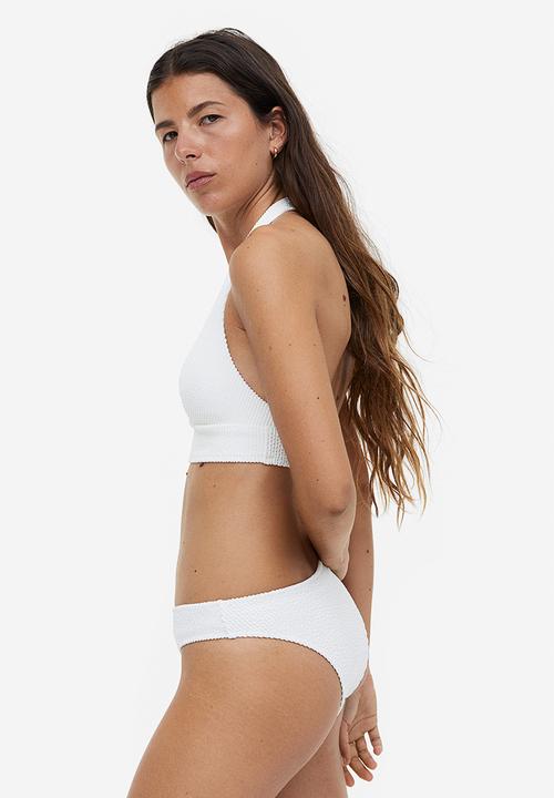 H&M - Padded bikini top - white
