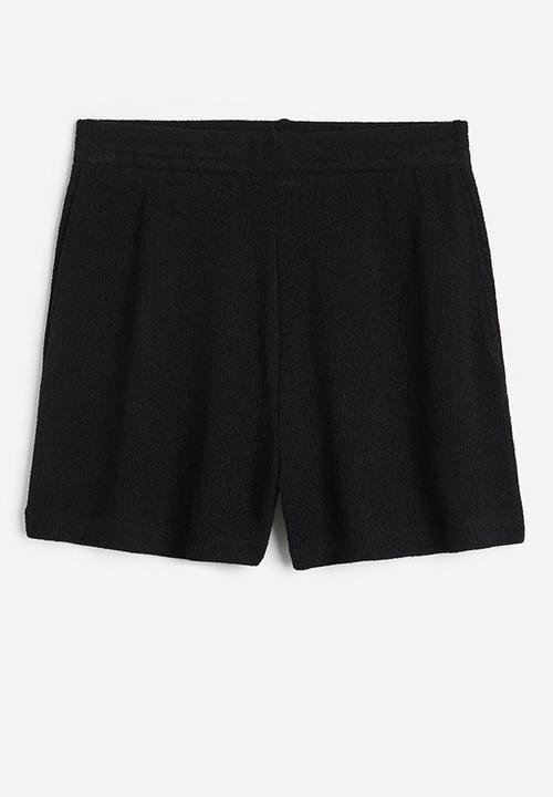 H&M - Jersey shorts - black