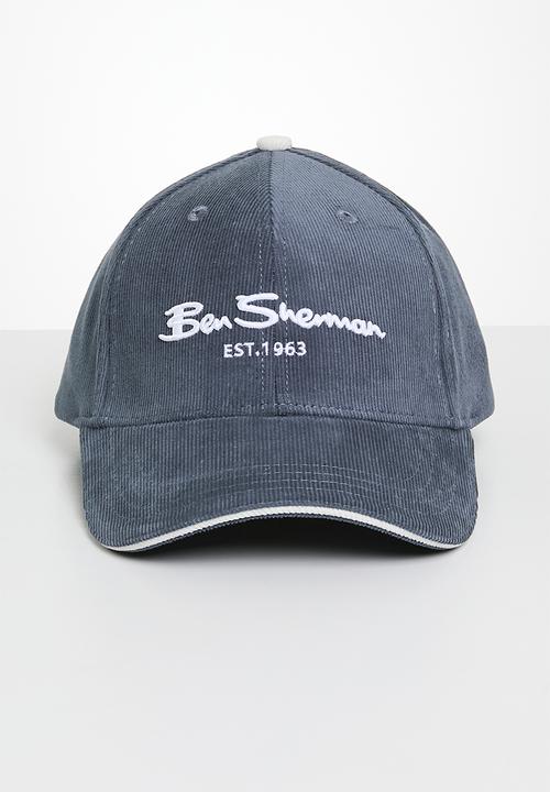 Ben Sherman - Corduroy Peak Cap - Denim Blue A33