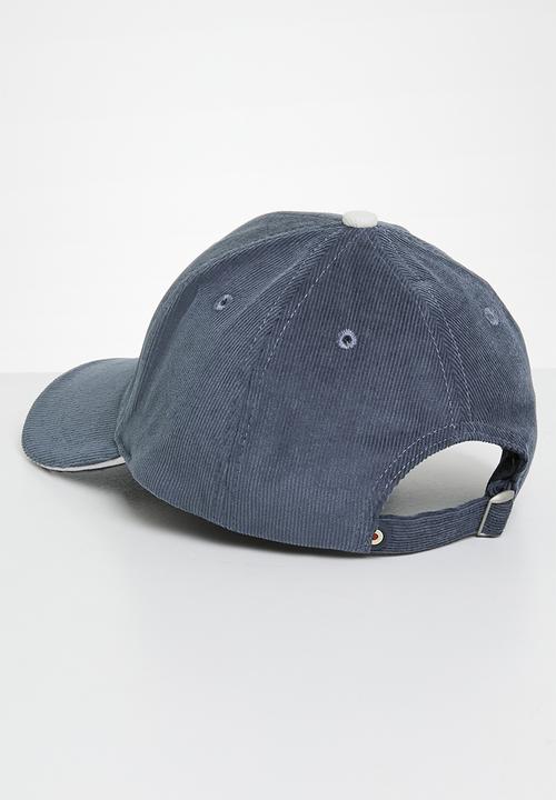 Ben Sherman - Corduroy Peak Cap - Denim Blue A33