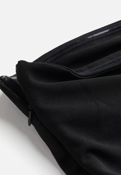 H&M - Draped bandeau top - black