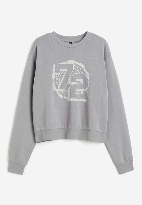 H&M - Printed sweatshirt - grey