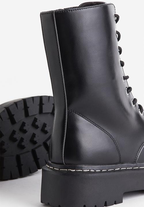 H&M - Lace-up boots - black