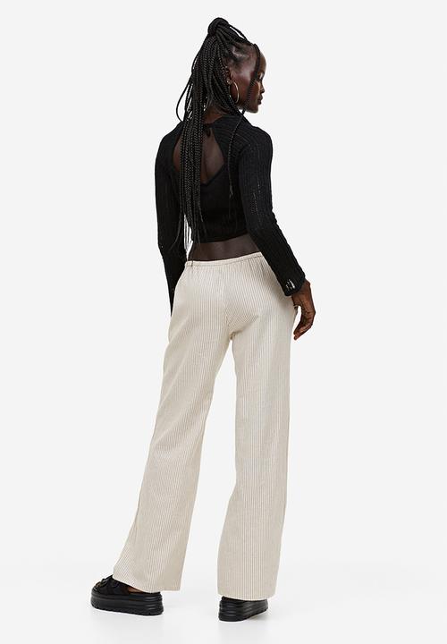 H&M - Wide trousers - beige