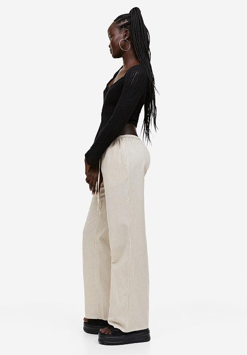 H&M - Wide trousers - beige