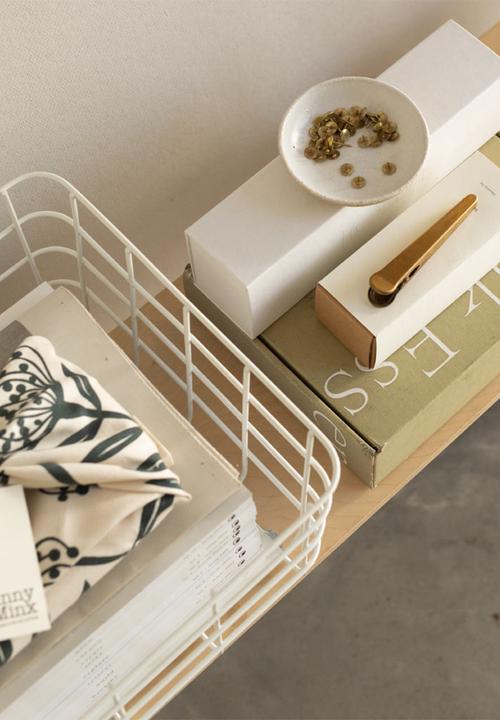 Popstrukt - Large Waffle Basket - White