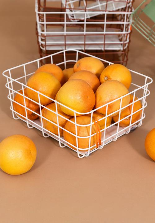 Popstrukt - Large Waffle Basket - White