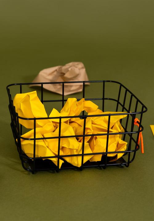 Medium Waffle Basket - Black