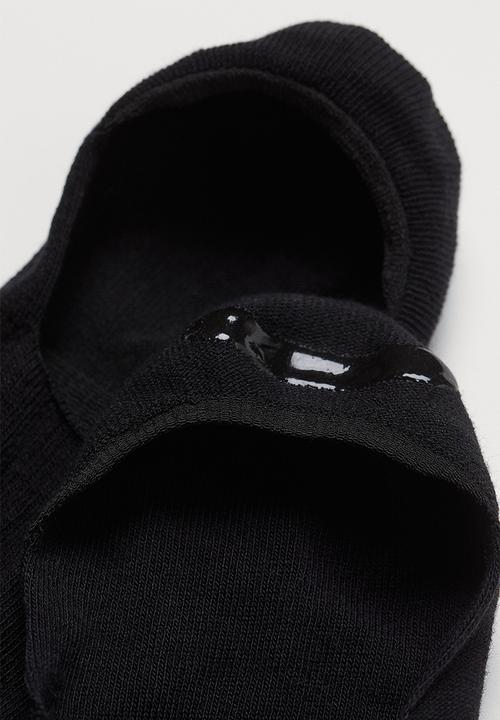 H&M - 3-pack no-show socks - black