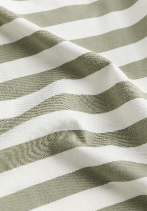 H&M - Cotton jersey top - green, multi