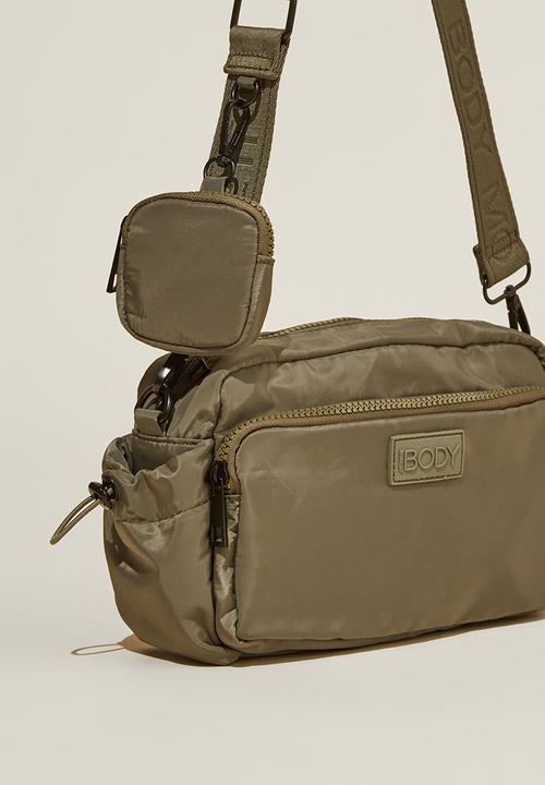 Rubi - Active essentials crossbody bag - tea leaf
