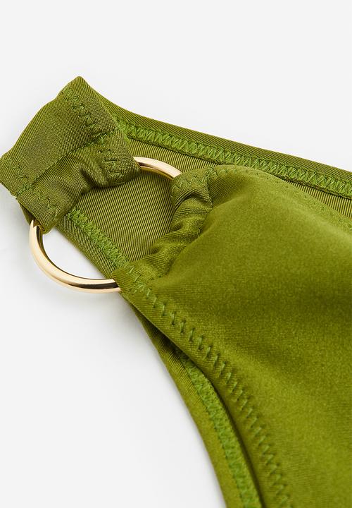 H&M - Brazilian bikini bottoms - green