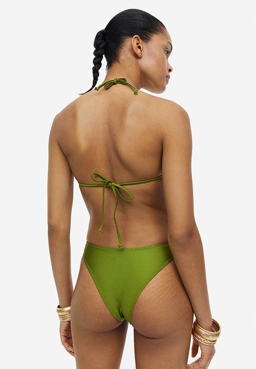 H&M - Brazilian bikini bottoms - green