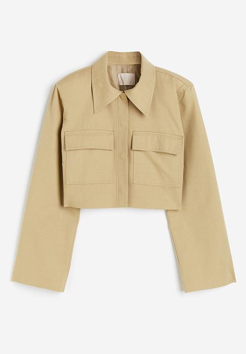H&M - Cargo jacket - khaki green