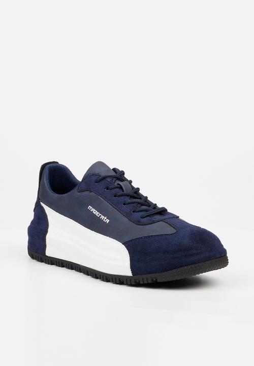 MAZERATA - Perlo 1 faux suede - navy
