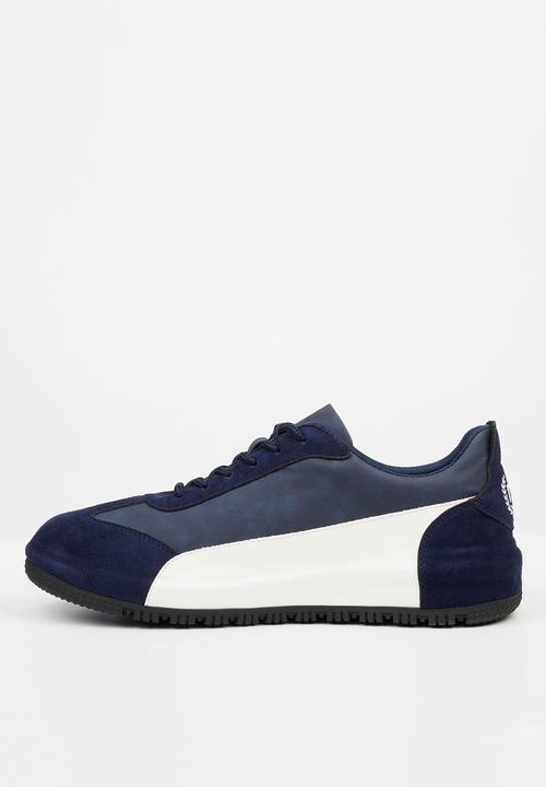 MAZERATA - Perlo 1 faux suede - navy