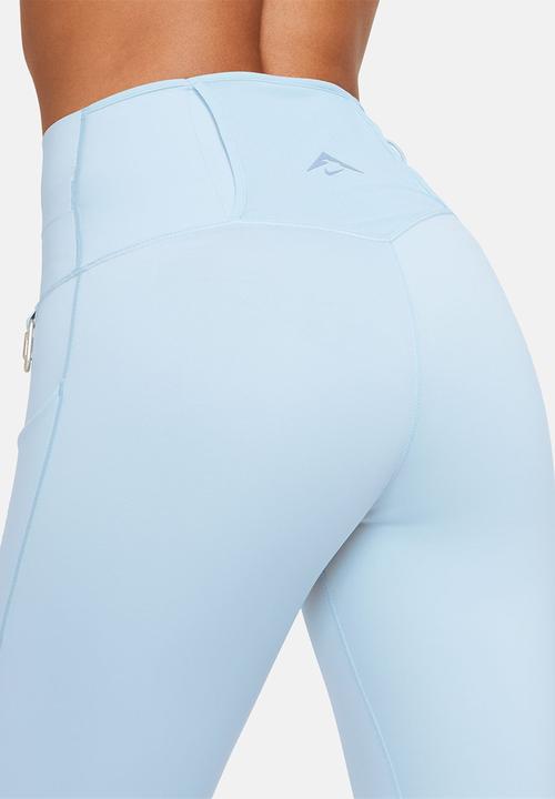 Nike - W Nk Df Go Hr 7/8 Trail Tght - Lt Armory Blue/Ashen Slate
