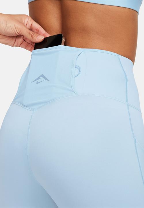 Nike - W Nk Df Go Hr 7/8 Trail Tght - Lt Armory Blue/Ashen Slate
