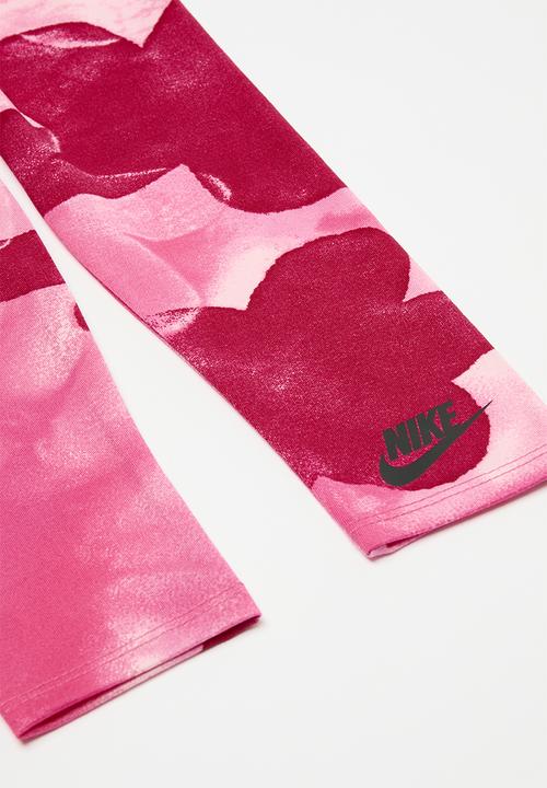 Nike - Nike sci-dye dri-fit top and leggings set - playful pink