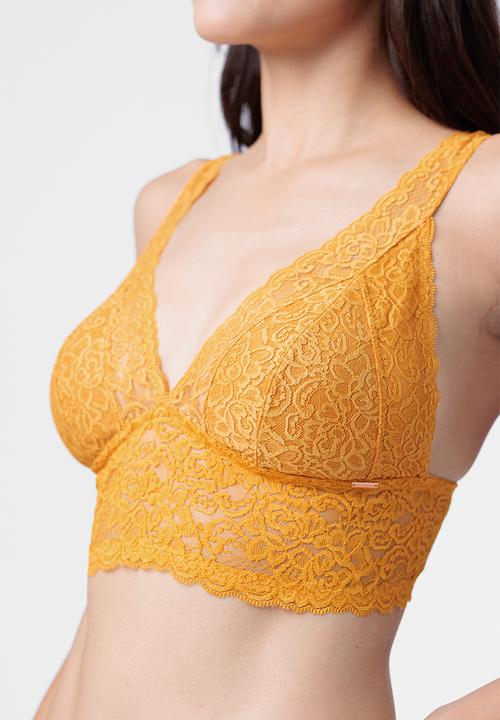 DORINA - Lana 2 pack light padded bralette - yellow & black