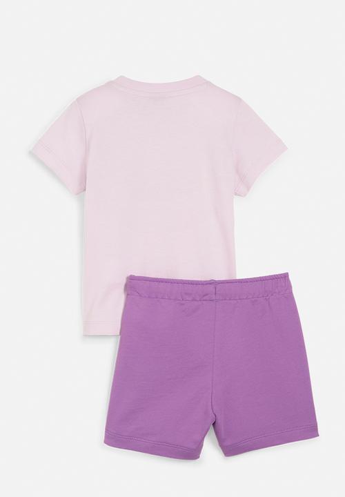 PUMA - Minicats tee & shorts set - grape mist
